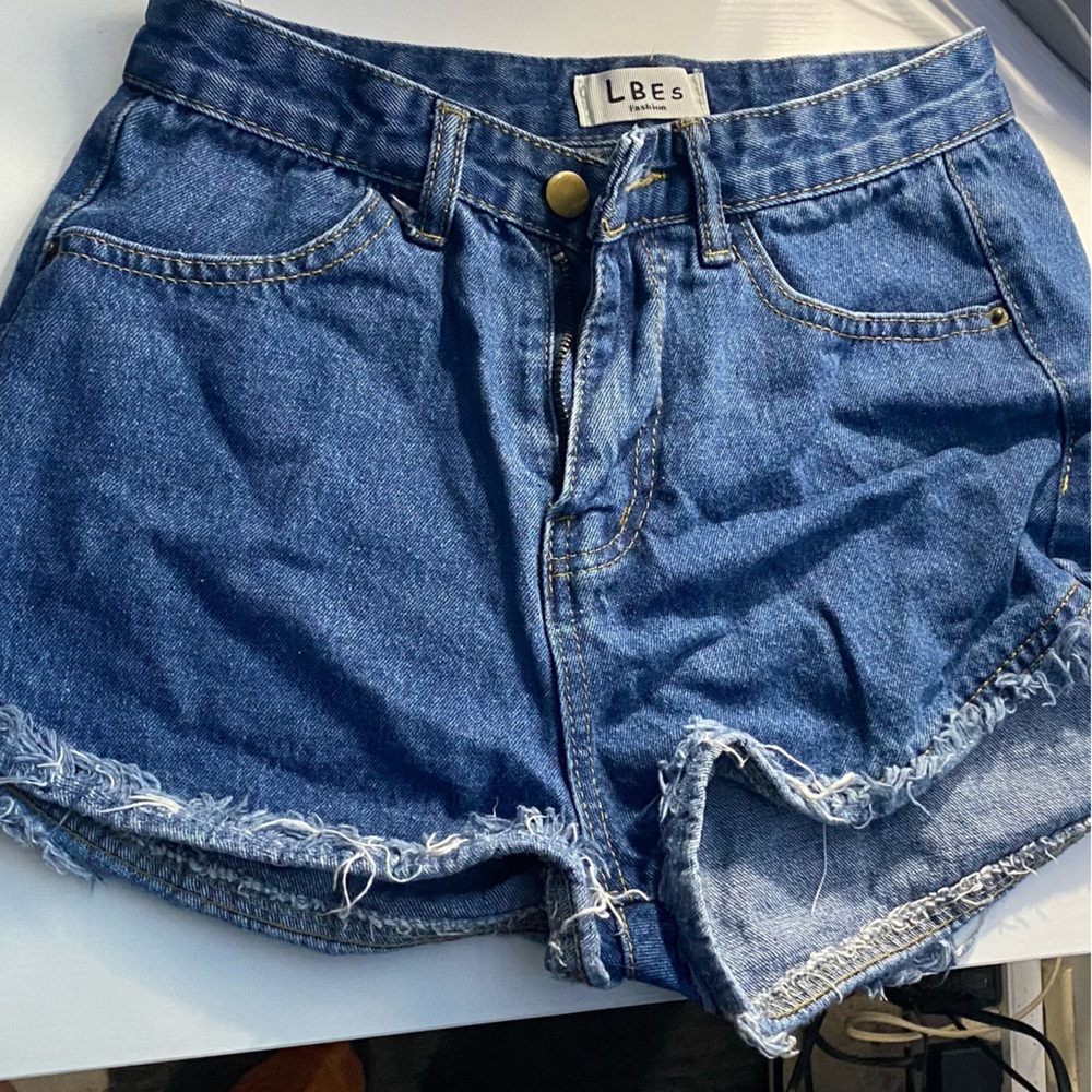 Denim shorts